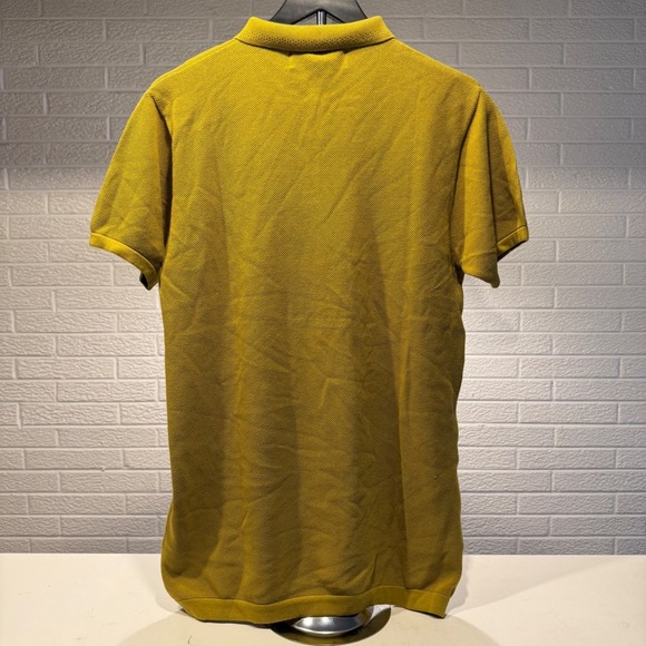 Wocka Mens XXL Polo Shirt Mustard Yellow Short Sleeve 100% Cotton - Picture 2 of 5